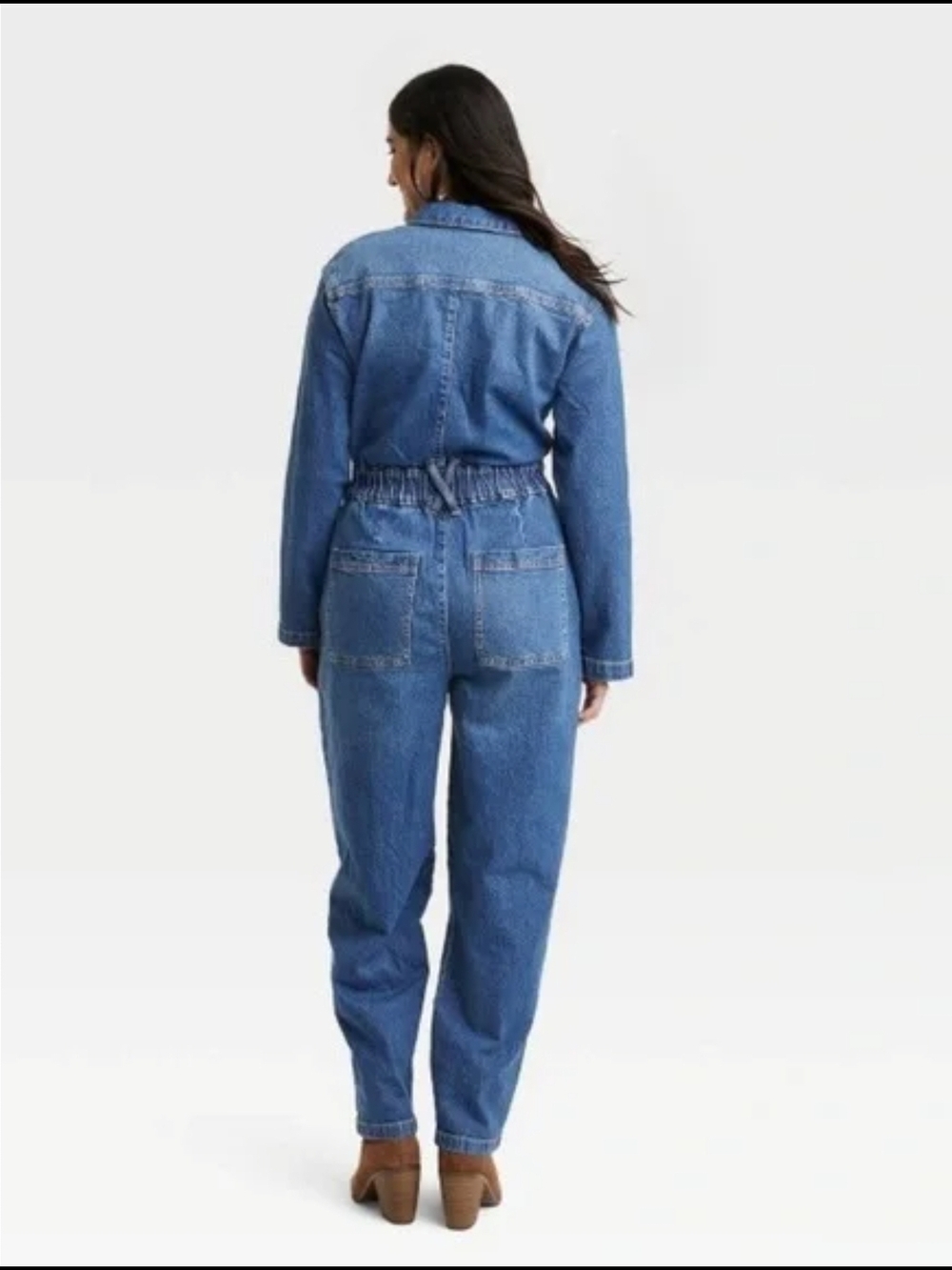 Universal Thread Blue Denim Utility Overalls - Picture 2 of 4